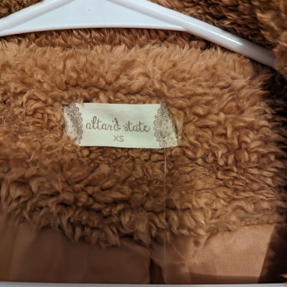 NWT Altar'd State Teddy Bear Jacket - Picture 2 of 6